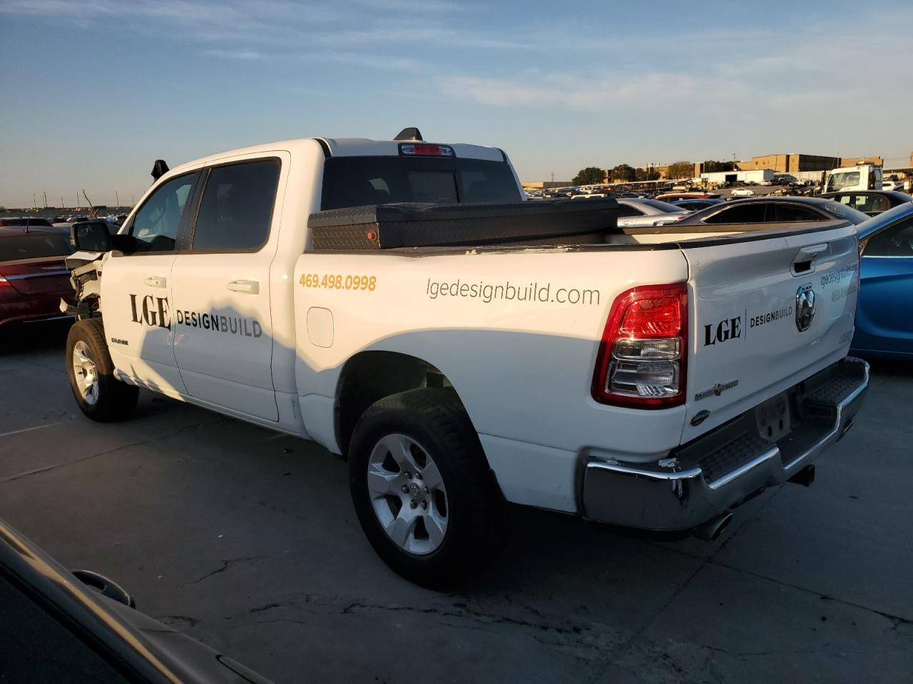 Image 2 of 2022 RAM 1500 BIG HORN/LONE STAR 2022 with VIN 1C6RREFT0NN265708