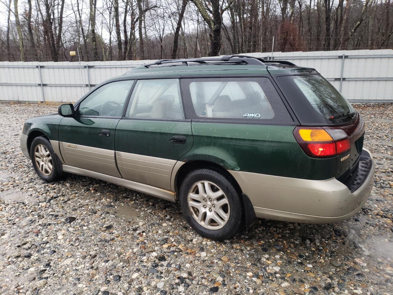 Image 2 of 2002 SUBARU LEGACY OUTBACK 2002 with VIN 4S3BH665127634452