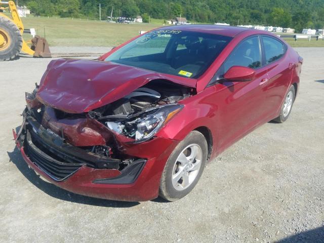 Obraz 1 z 2014 HYUNDAI ELANTRA SE 2014 z VIN 5NPDH4AEXEH538825