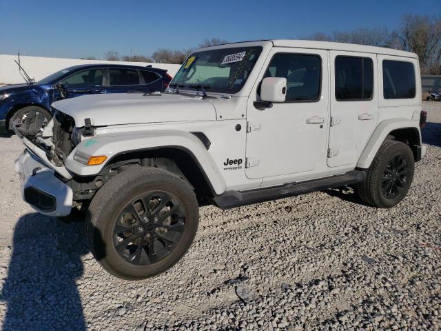 Image 1 of 2021 JEEP WRANGLER UNLIMITED SAHARA 2021 with VIN 1C4HJXEN8MW598936