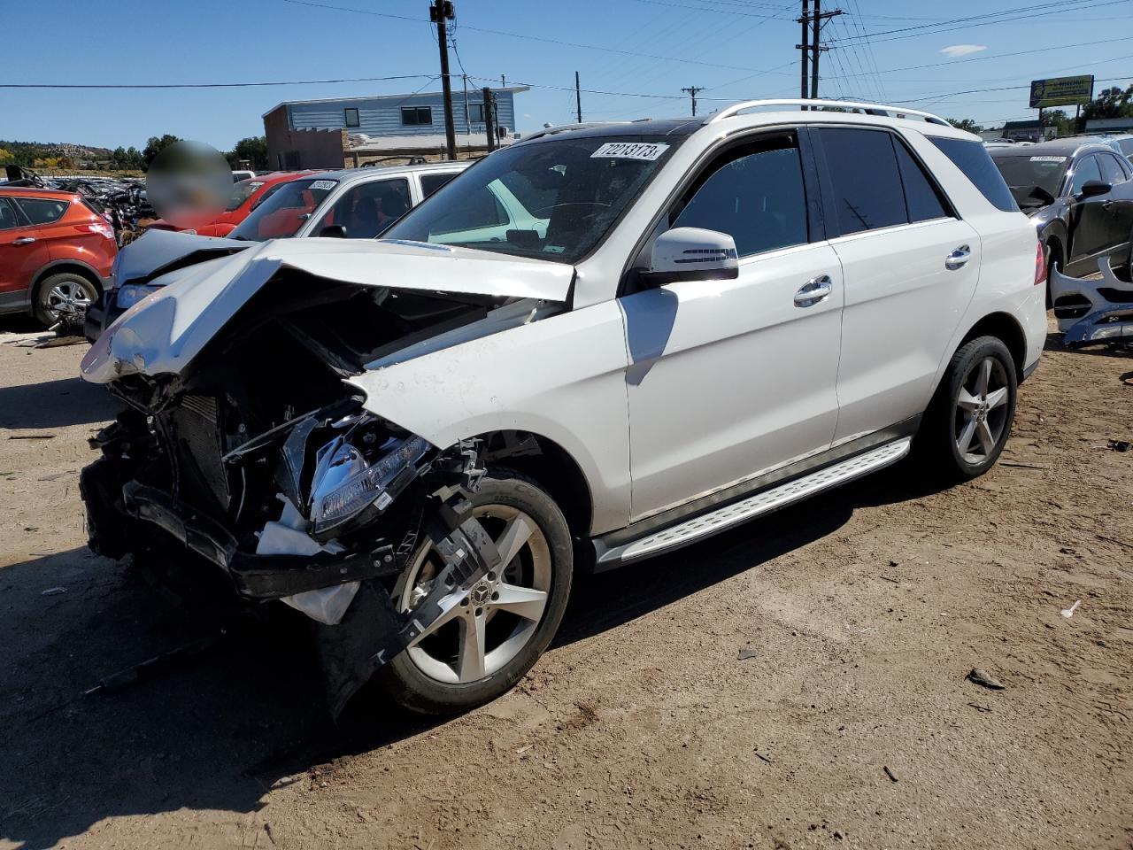 Image 1 of 2018 MERCEDES-BENZ GLE 350 4MATIC 2018 with VIN 4JGDA5HB3JB146198