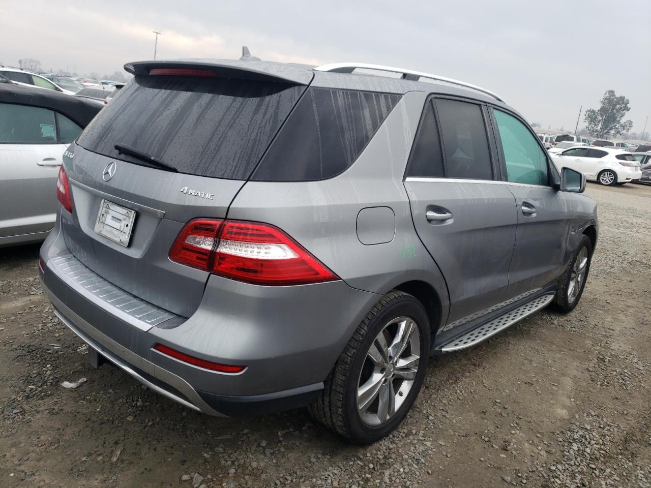 Image 3 of 2012 MERCEDES-BENZ ML 350 4MATIC 2012 with VIN 4JGDA5HB9CA036037