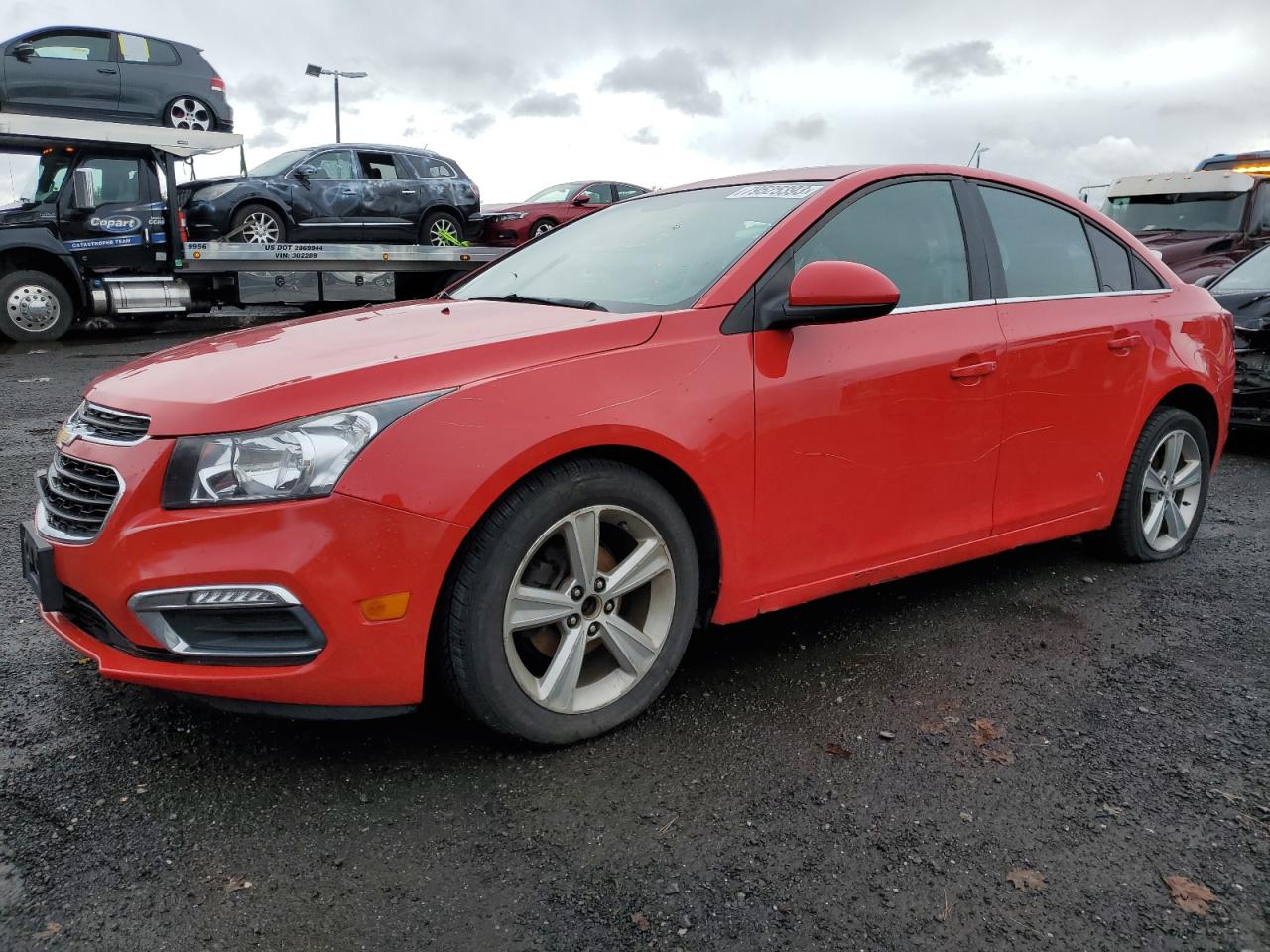 Image 1 of 2015 CHEVROLET CRUZE LT 2015 with VIN 1G1PE5SB2F7166749