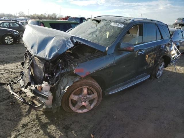 Image 1 of 2015 MERCEDES-BENZ ML 400 4MATIC 2015 with VIN 4JGDA5GB3FA532957