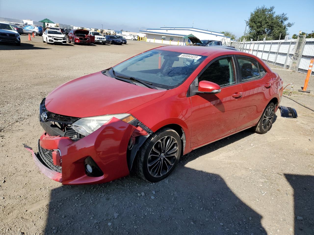 Image 1 of 2016 TOYOTA COROLLA L 2016 with VIN 5YFBURHE9GP438582