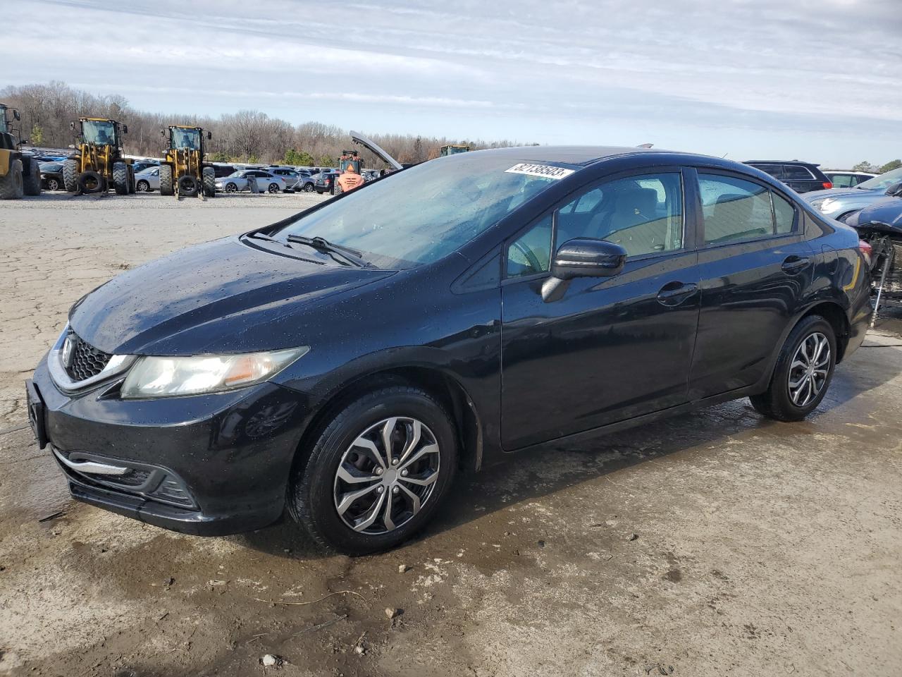 Obraz 1 z 2014 HONDA CIVIC LX 2014 z VIN 19XFB2F56EE061192