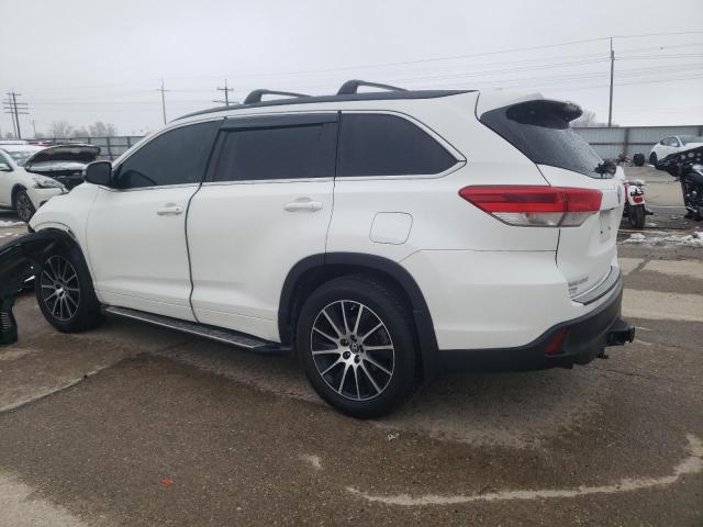 Image 2 of 2018 TOYOTA HIGHLANDER SE 2018 with VIN 5TDJZRFH0JS538319