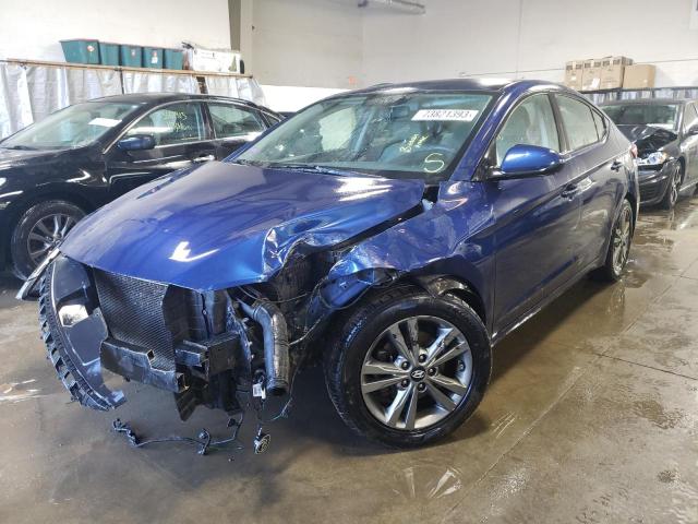 Image 1 of 2018 HYUNDAI ELANTRA SEL 2018 with VIN 5NPD84LF1JH262857