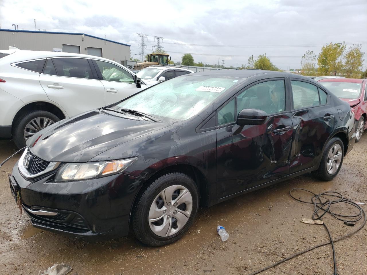 Obraz 1 z 2014 HONDA CIVIC LX 2014 z VIN 19XFB2F56EE062584