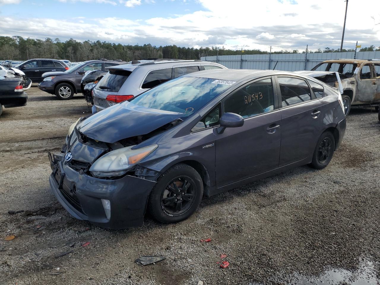 Image 1 of 2012 TOYOTA PRIUS  2012 with VIN JTDKN3DU5C1500940