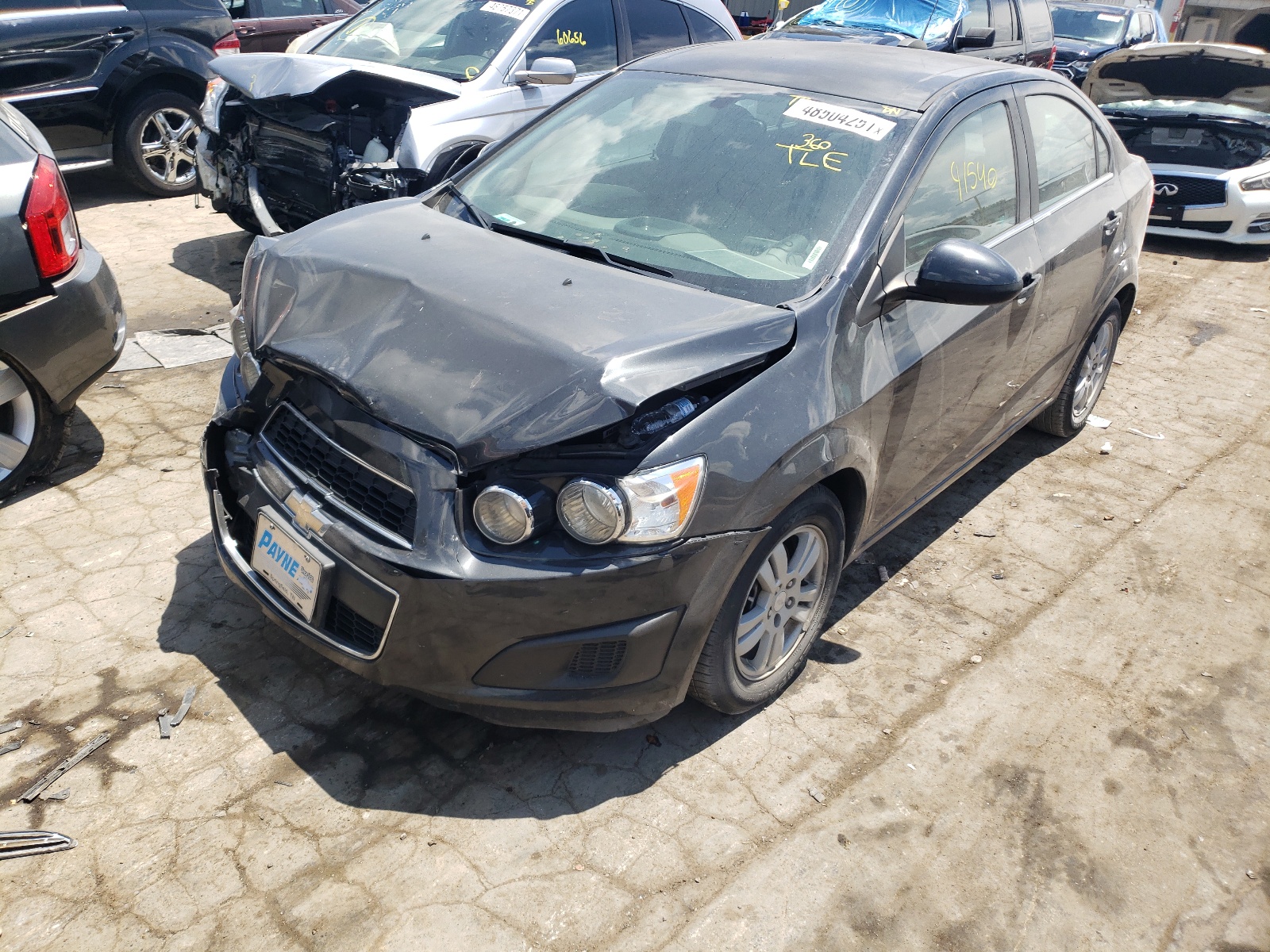 Image 2 of 2015 CHEVROLET SONIC LT 2015 with VIN 1G1JC5SH8F4110946