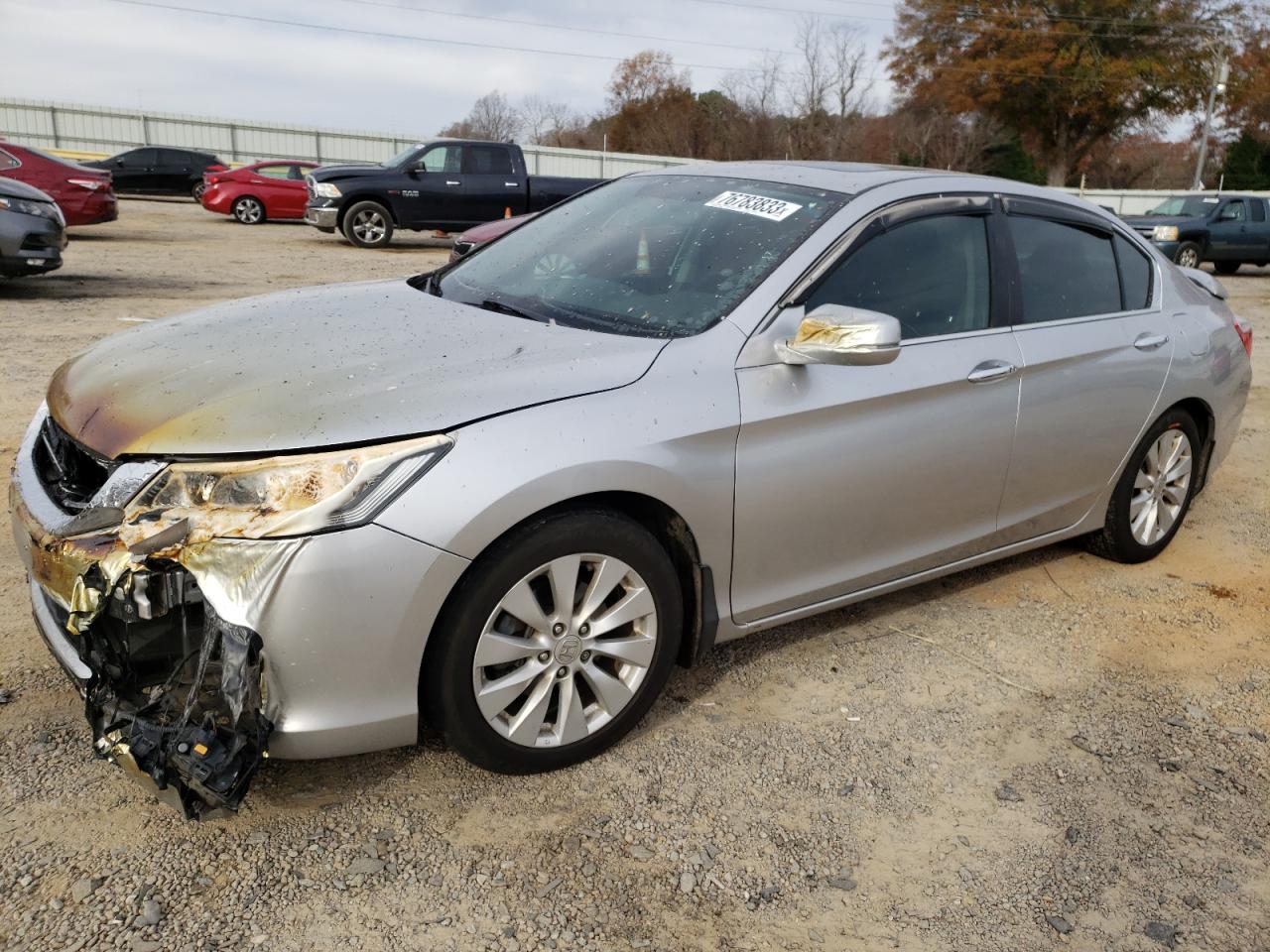 Image 1 of 2014 HONDA ACCORD EX 2014 with VIN 1HGCR2F77EA081990