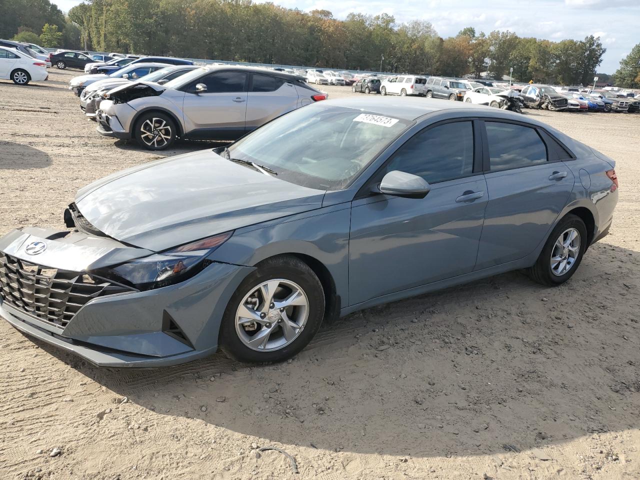 Image 1 of 2022 HYUNDAI ELANTRA SE 2022 with VIN KMHLL4AG0NU327307