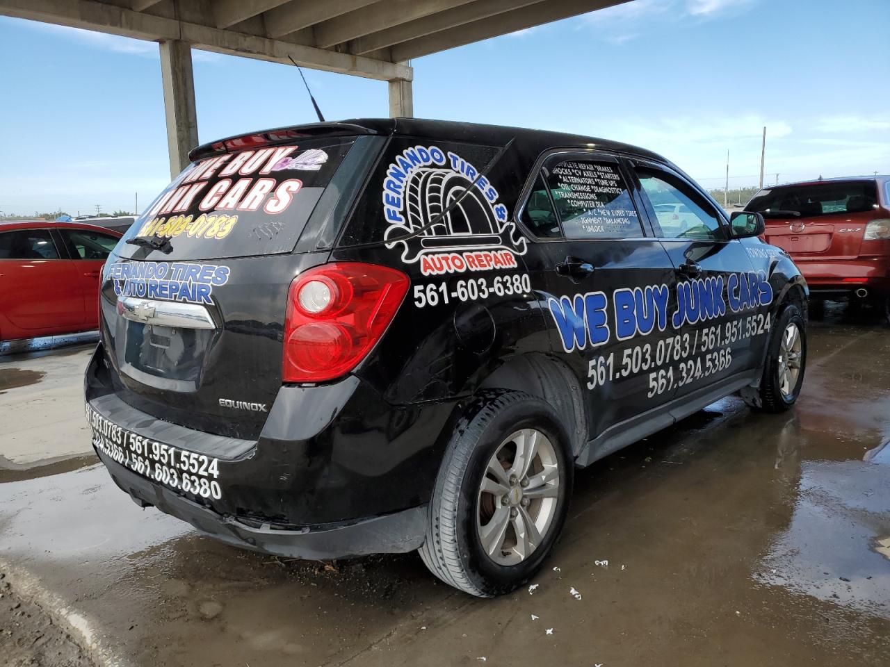 Image 3 of 2012 CHEVROLET EQUINOX LS 2012 with VIN 2GNALBEK7C1201606