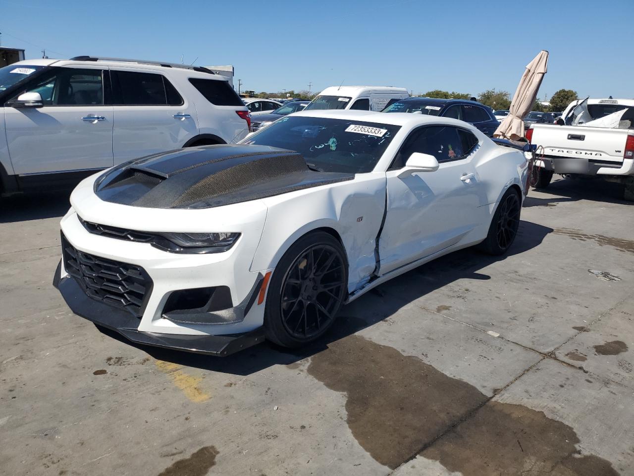 Image 1 of 2021 CHEVROLET CAMARO LS 2021 with VIN 1G1FB1RSXM0109532