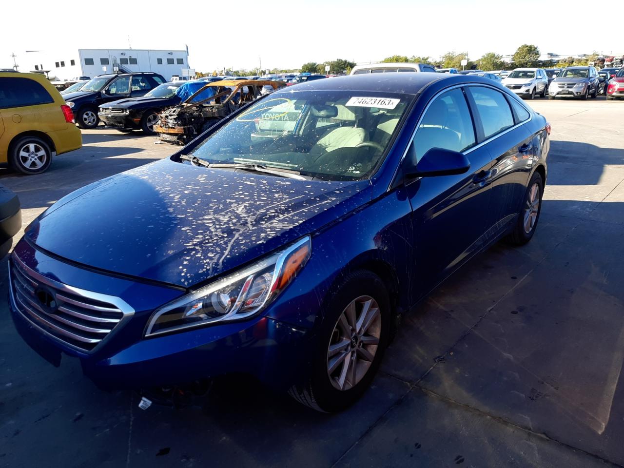 Image 1 of 2015 HYUNDAI SONATA SE 2015 with VIN 5NPE24AF3FH205205
