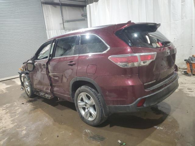 Image 2 of 2015 TOYOTA HIGHLANDER LIMITED 2015 with VIN 5TDDKRFH5FS158661