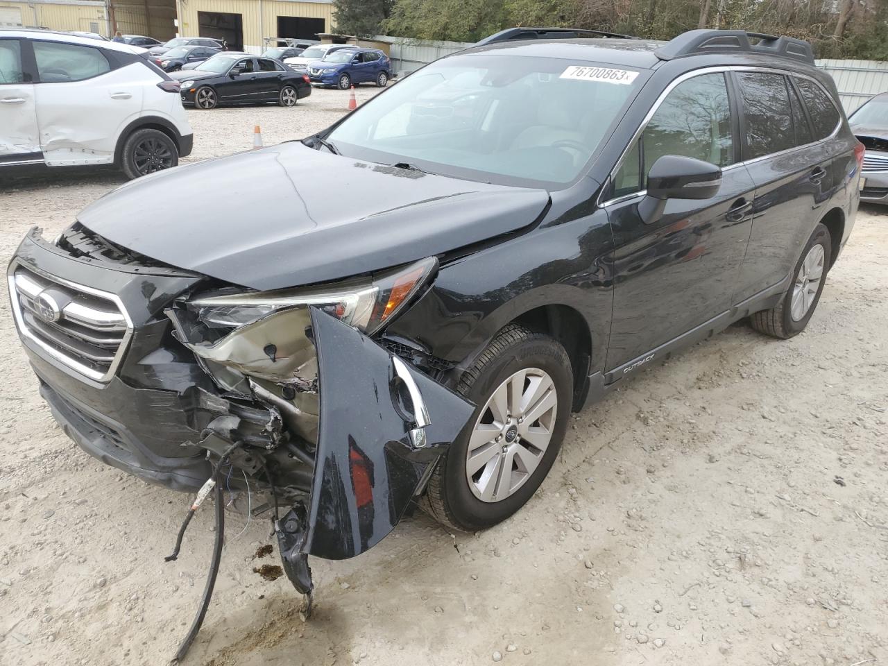Image 1 of 2018 SUBARU OUTBACK 2.5I PREMIUM 2018 with VIN 4S4BSAHCXJ3375462