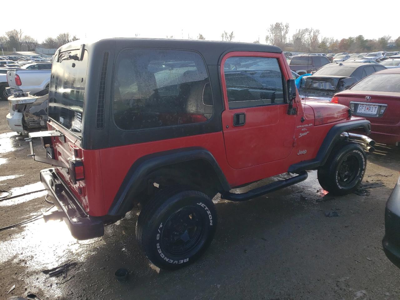 Image 3 of 2001 JEEP WRANGLER / TJ SPORT 2001 with VIN 1J4FA49S11P325097