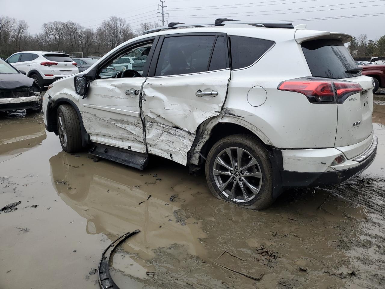 Image 2 of 2017 TOYOTA RAV4 HV LIMITED 2017 with VIN JTMDJREV0HD151772