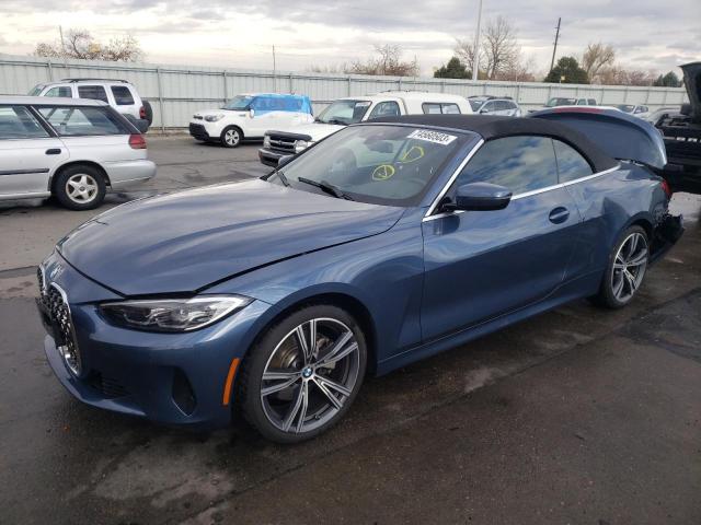 Image 1 of 2022 BMW 430XI  2022 with VIN WBA43AT01NCJ61681