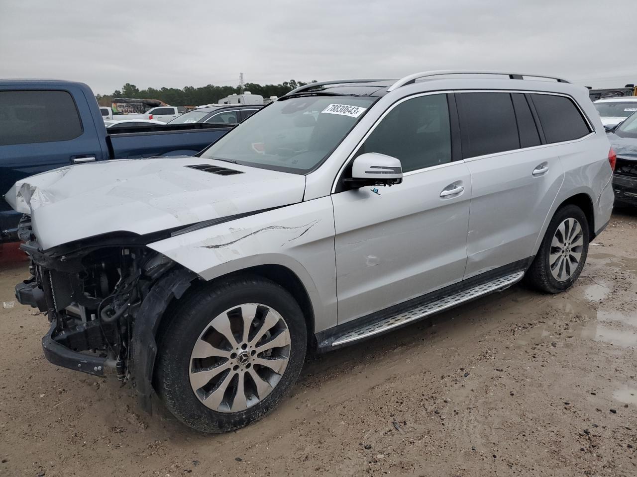 Image 1 of 2019 MERCEDES-BENZ GLS 450 4MATIC 2019 with VIN 4JGDF6EE8KB227754
