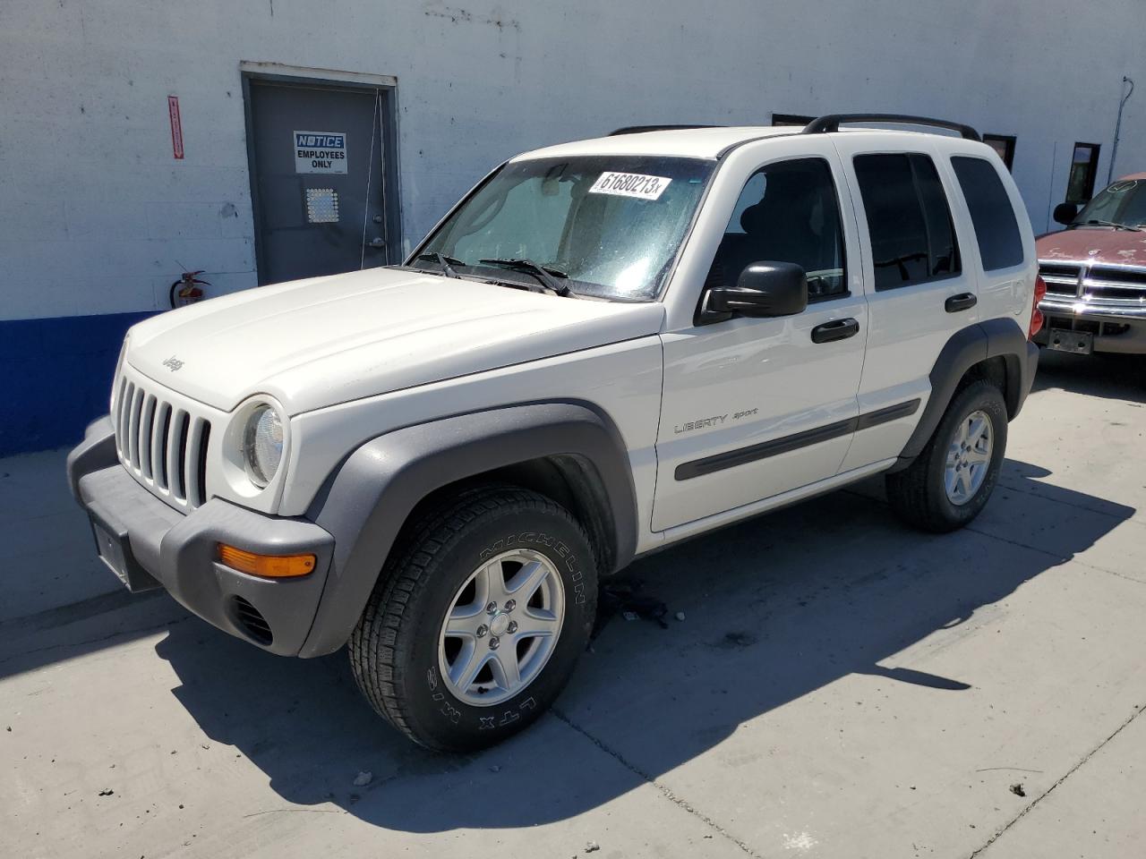 Image 1 of 2003 JEEP LIBERTY SPORT 2003 with VIN 1J4GL48K13W734693