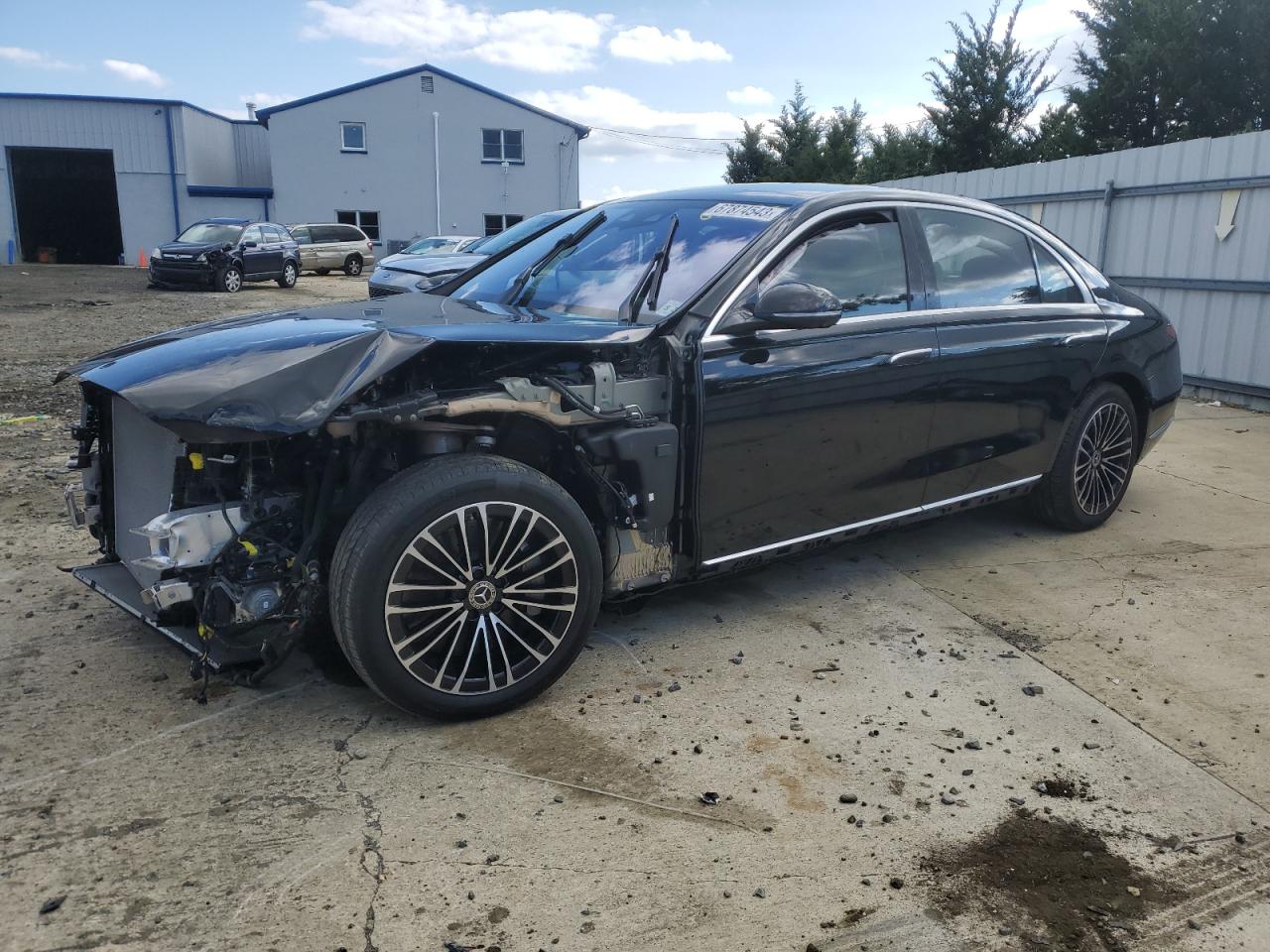Image 1 of 2022 MERCEDES-BENZ S 580 4MATIC 2022 with VIN W1K6G7GB7NA141824
