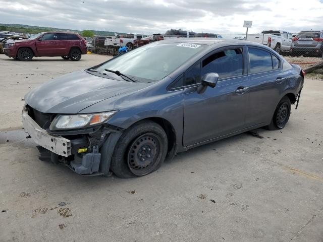 Image 1 of 2013 HONDA CIVIC LX 2013 with VIN 2HGFB2F55DH594722