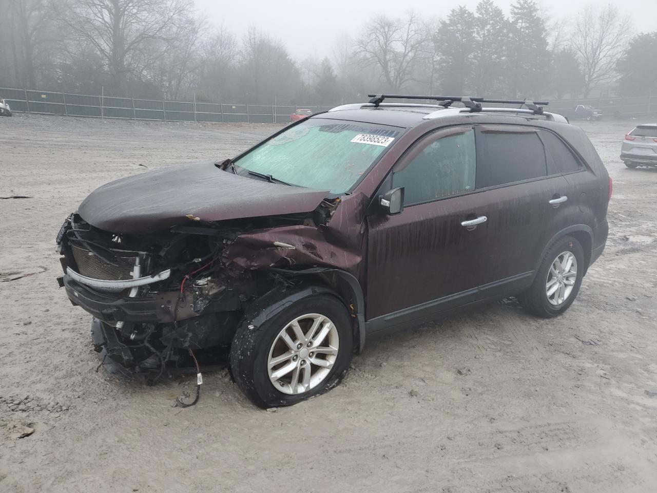 Изображение 1 2014 KIA SORENTO LX 2014 с VIN 5XYKT3A61EG436183