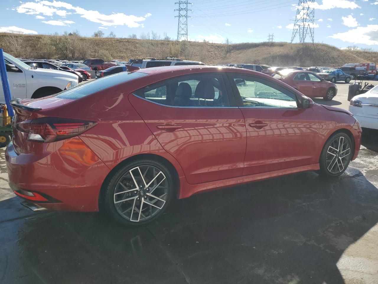 Изображение 3 2019 HYUNDAI ELANTRA SPORT 2019 с VIN KMHD04LB7KU838300