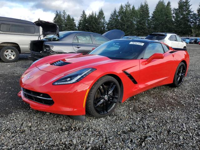Image 1 of 2018 CHEVROLET CORVETTE STINGRAY 3LT 2018 with VIN 1G1YF2D73J5105701