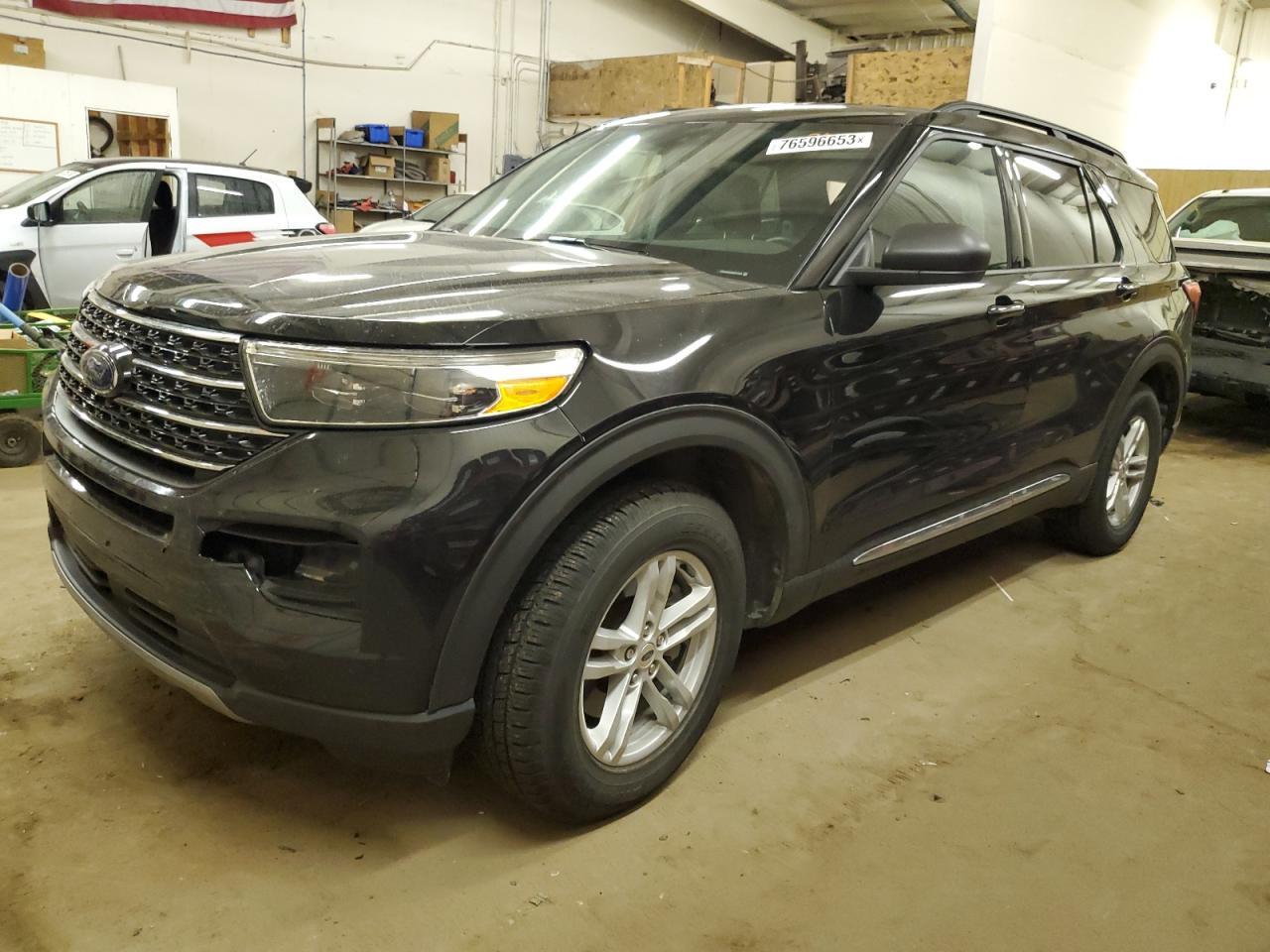 Image 1 of 2021 FORD EXPLORER XLT 2021 with VIN 1FMSK8DH8MGA12973