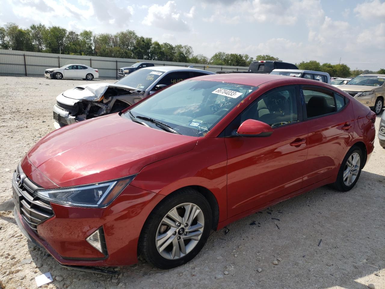 Image 1 of 2020 HYUNDAI ELANTRA SEL 2020 with VIN 5NPD84LF1LH542426