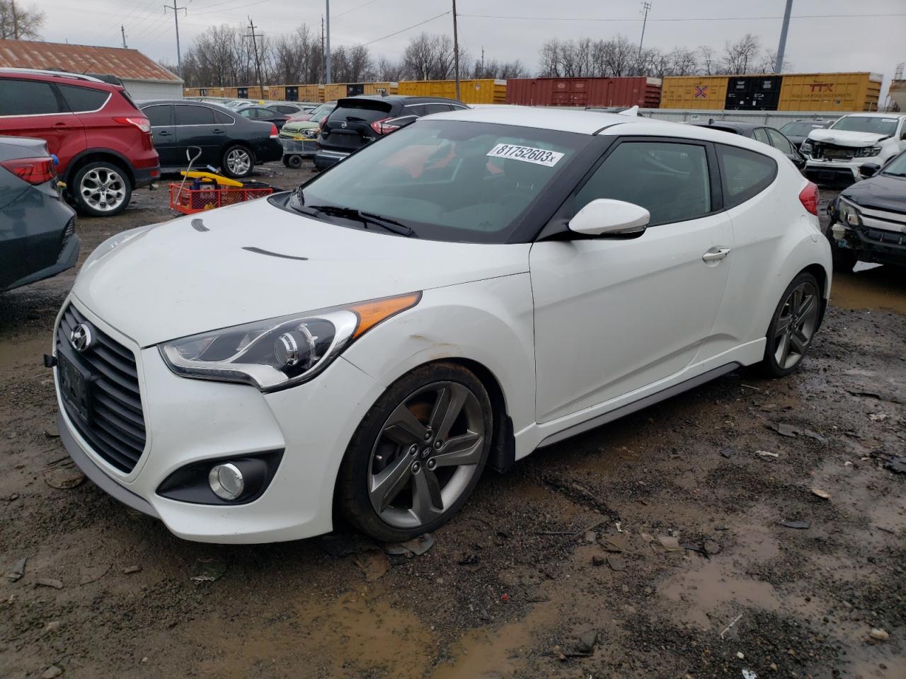Obraz 1 z 2013 HYUNDAI VELOSTER TURBO 2013 z VIN KMHTC6AE4DU179655