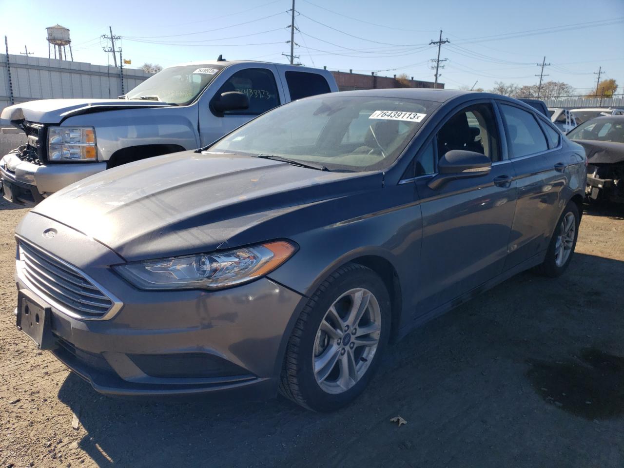 Изображение 1 2018 FORD FUSION SE 2018 с VIN 3FA6P0HD6JR281757