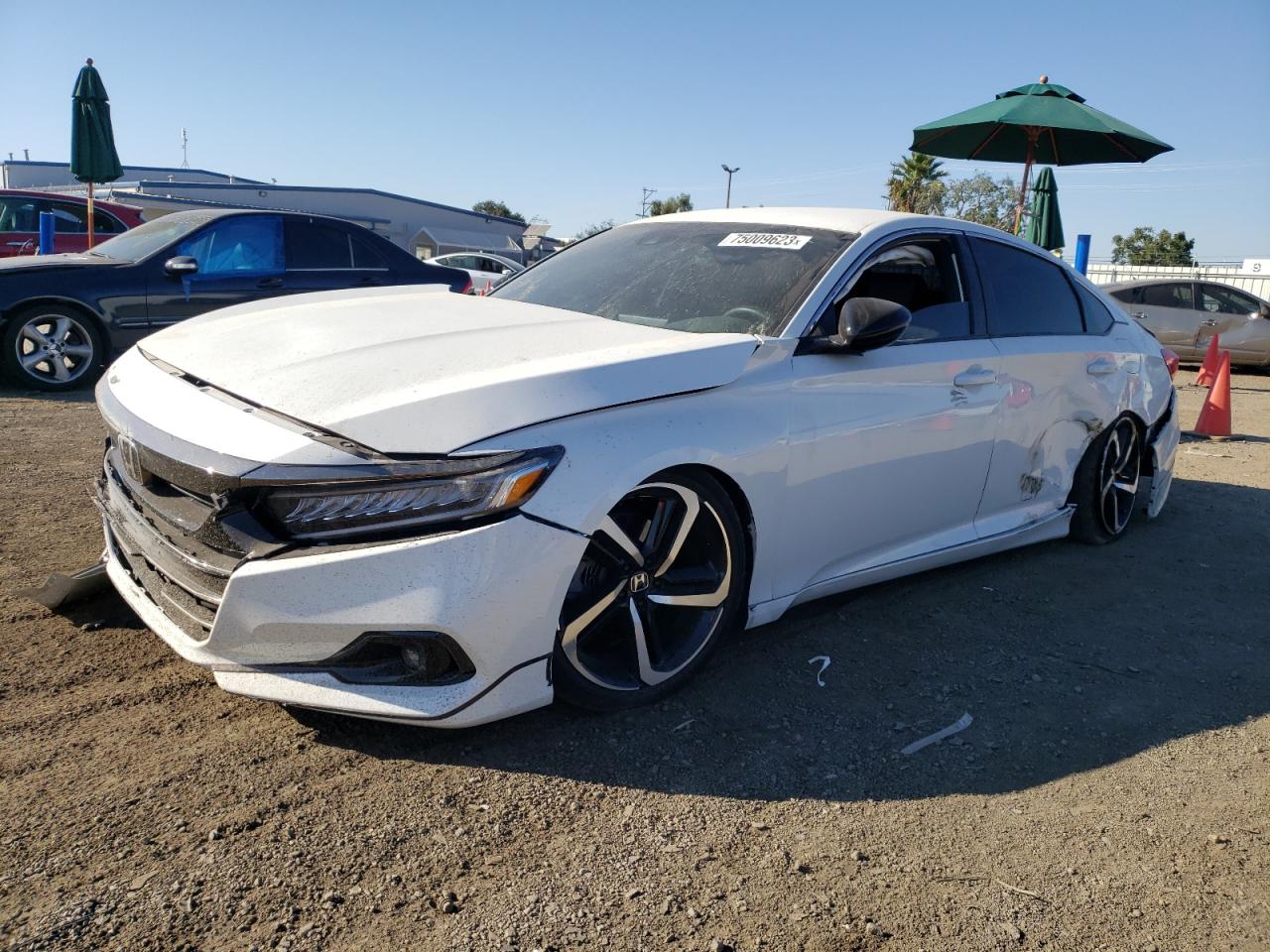 Obraz 1 z 2022 HONDA ACCORD SPORT 2022 z VIN 1HGCV1F39NA090354
