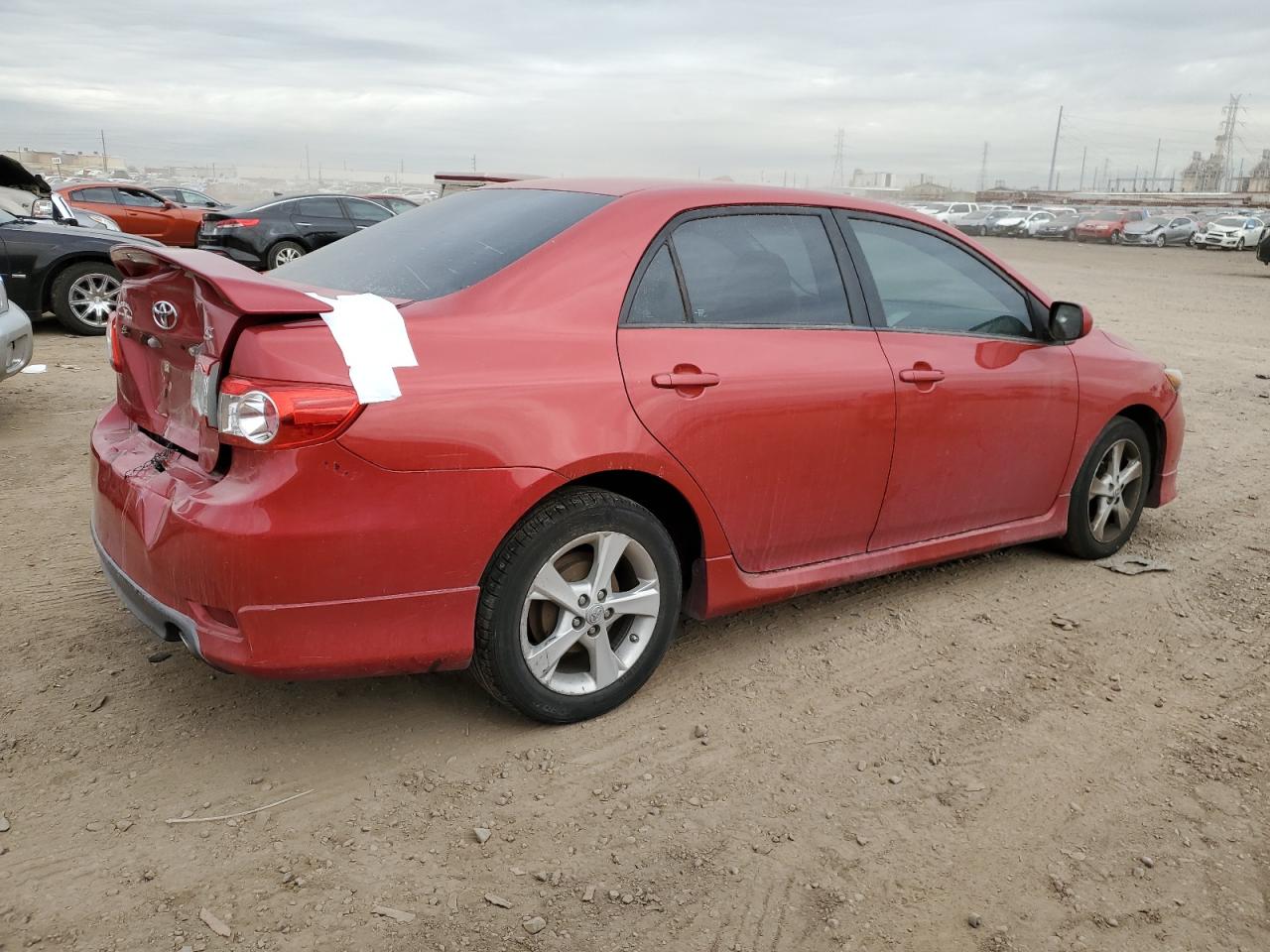 Image 3 of 2013 TOYOTA COROLLA BASE 2013 with VIN 5YFBU4EE7DP105610
