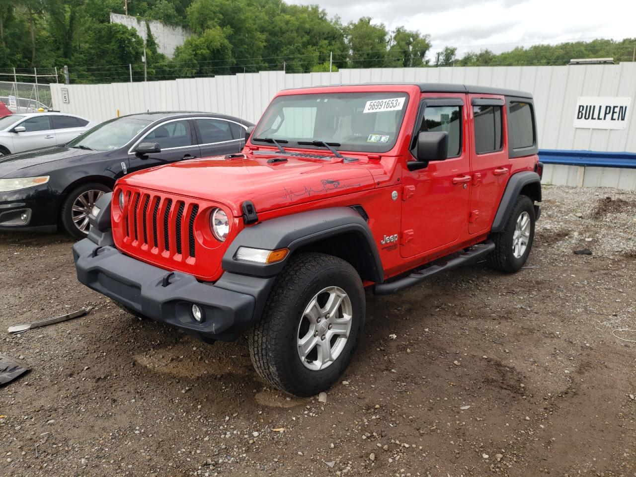 Obraz 1 z 2018 JEEP WRANGLER UNLIMITED SPORT 2018 z VIN 1C4HJXDG7JW307406