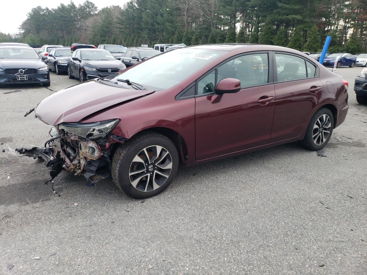 Изображение 1 2013 HONDA CIVIC EX 2013 с VIN 19XFB2F83DE235700