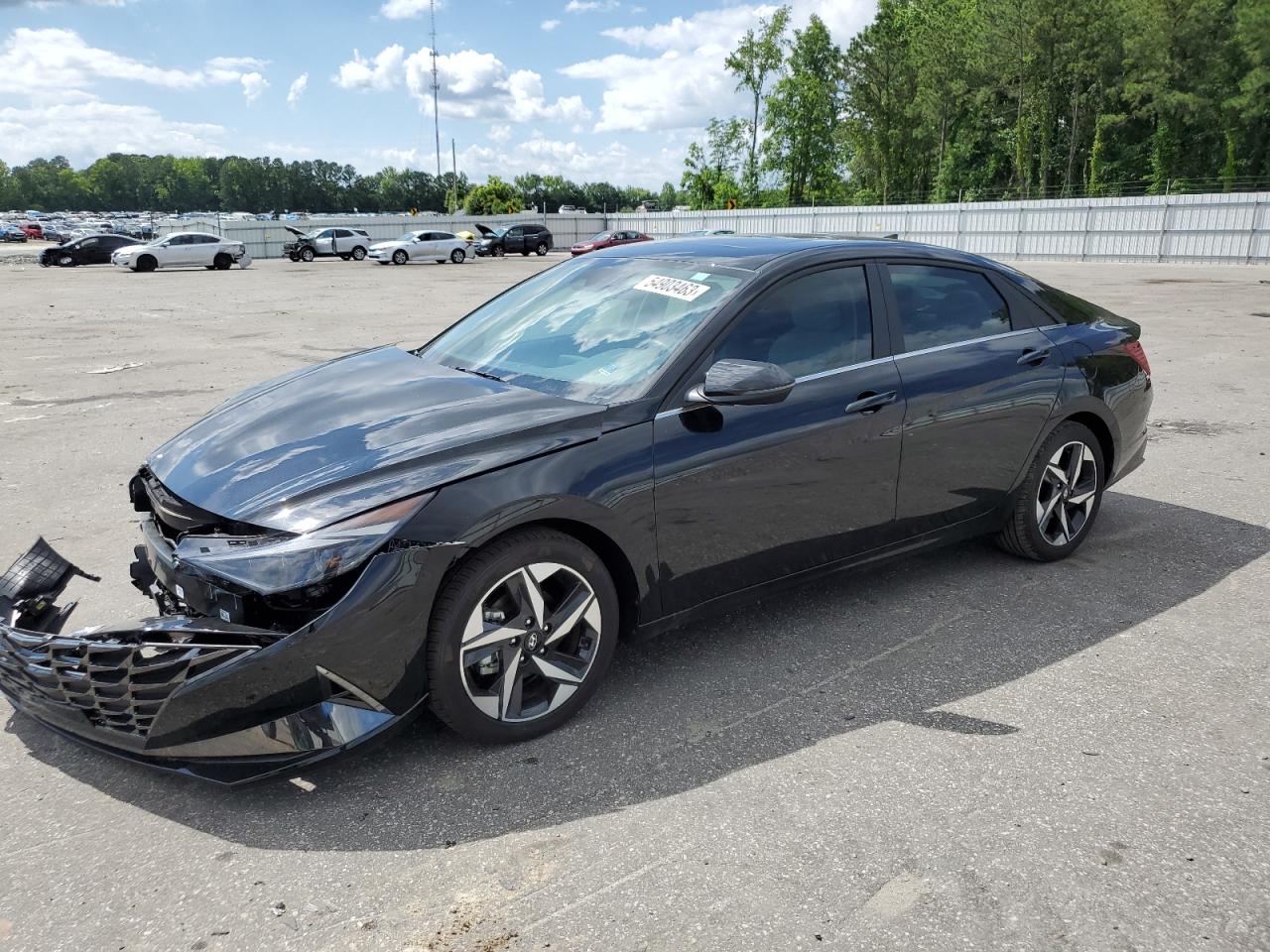 Image 1 of 2023 HYUNDAI ELANTRA LIMITED 2023 with VIN KMHLP4AG1PU456003