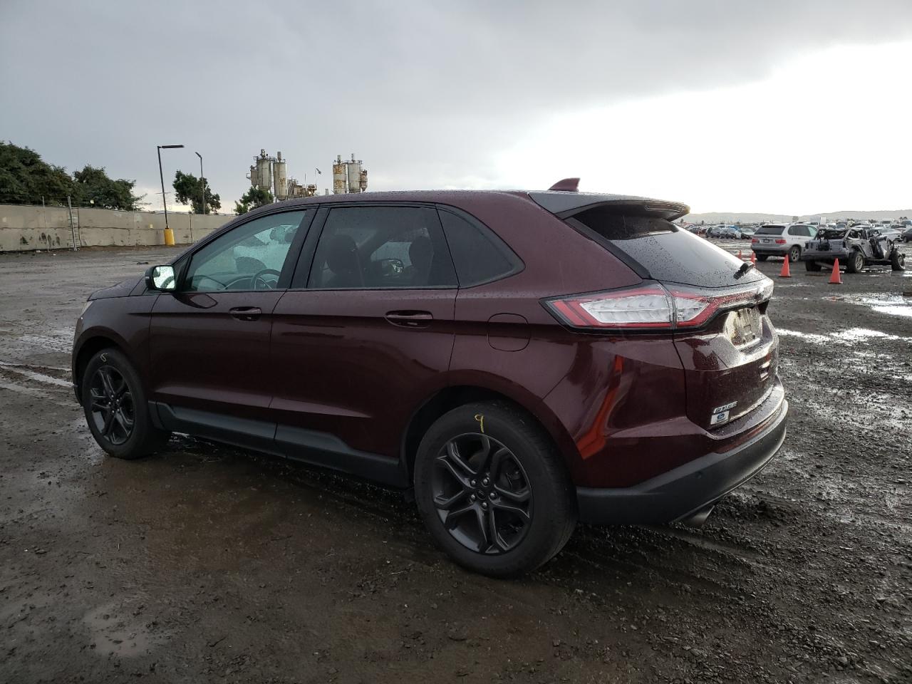 Image 2 of 2018 FORD EDGE SEL 2018 with VIN 2FMPK3J99JBB50207