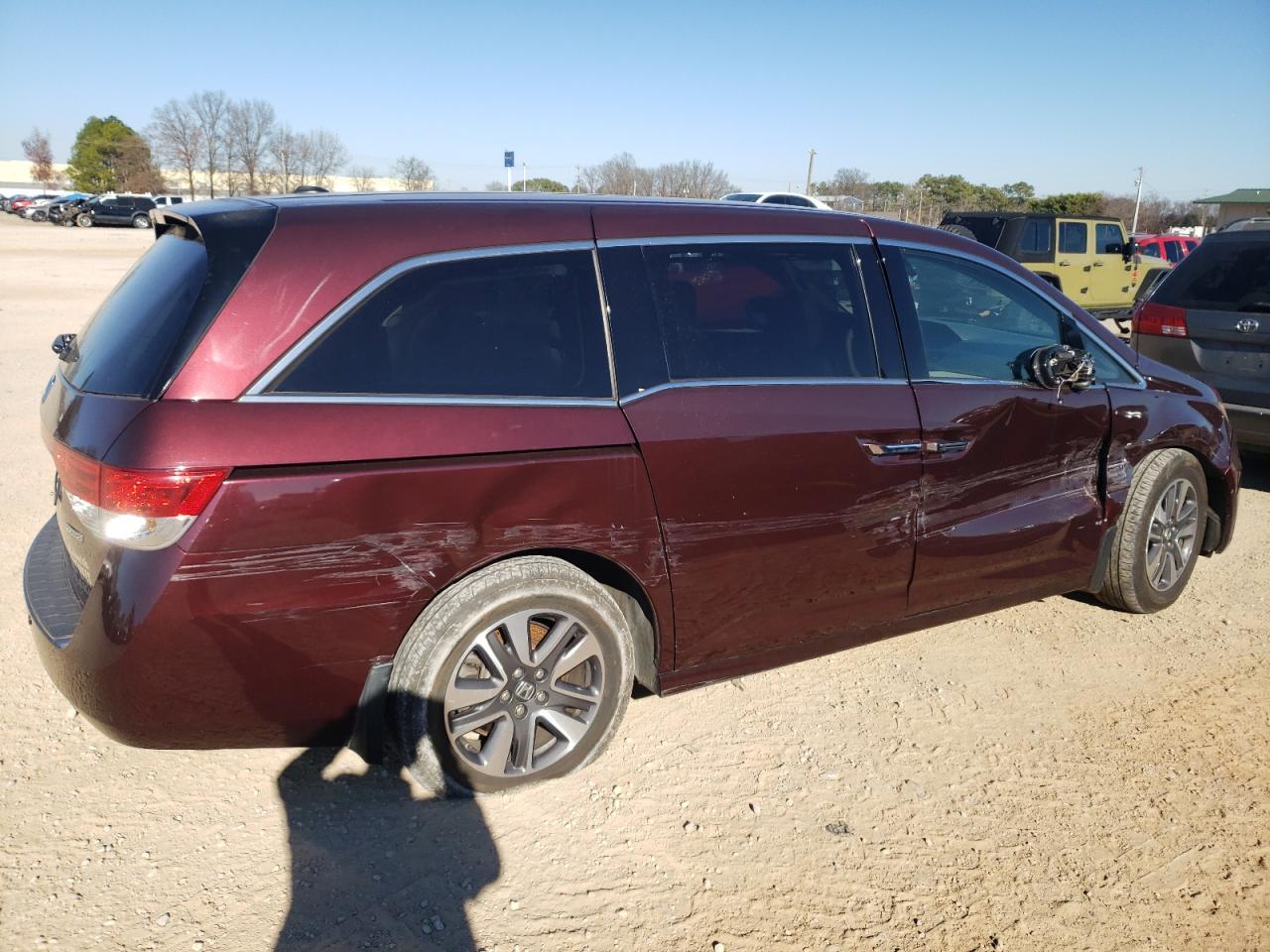 Image 3 of 2014 HONDA ODYSSEY TOURING 2014 with VIN 5FNRL5H90EB085798