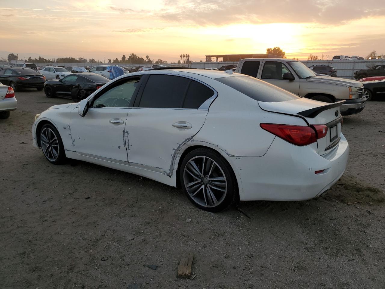 Image 2 of 2014 INFINITI Q50 BASE 2014 with VIN JN1BV7APXEM692608