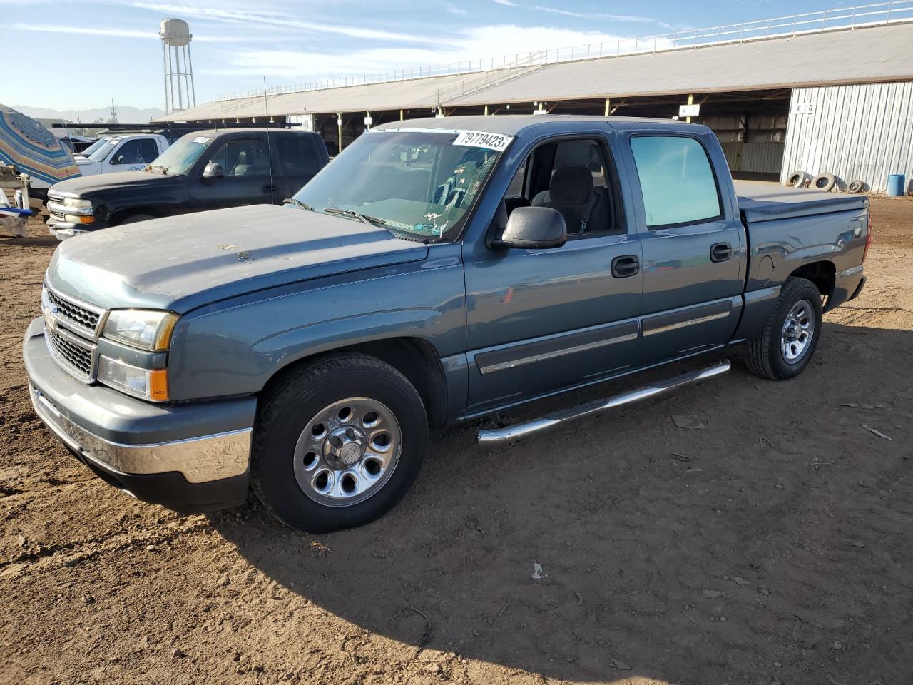 Image 1 of 2007 CHEVROLET SILVERADO C1500 CLASSIC CREW CAB 2007 with VIN 2GCEC13V971175842