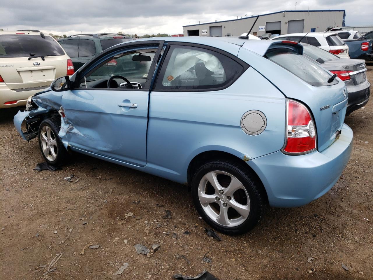 Image 2 of 2008 HYUNDAI ACCENT SE 2008 with VIN KMHCN36C18U079910