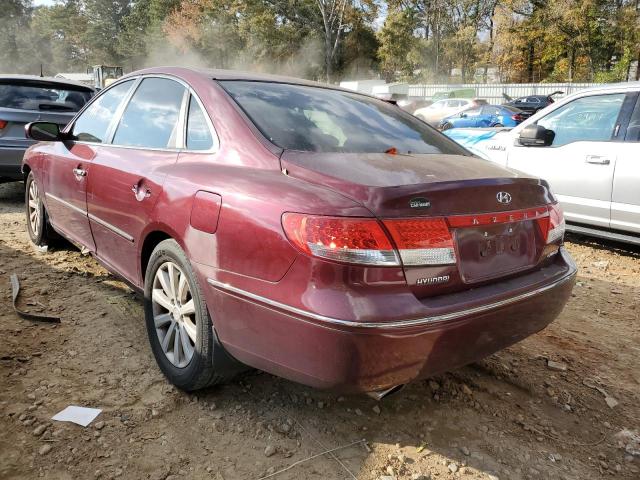 Image 3 of 2009 HYUNDAI AZERA SE 2009 with VIN KMHFC46FX9A358973