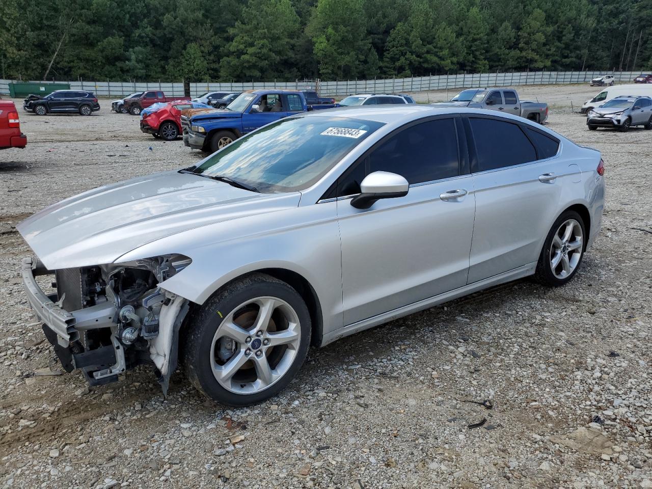 Изображение 1 2016 FORD FUSION S 2016 с VIN 3FA6P0G76GR211244