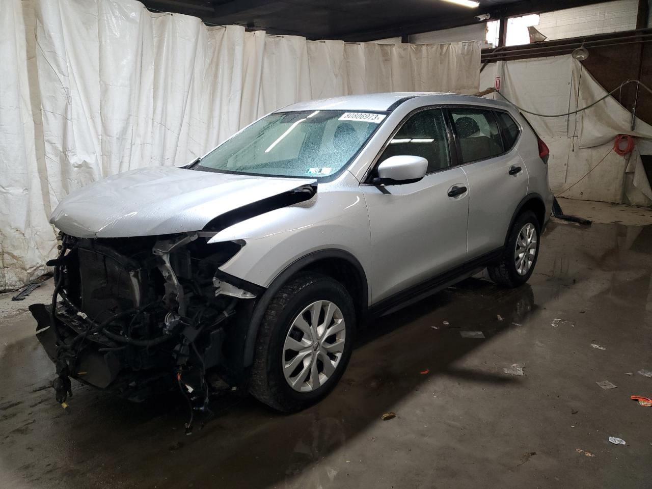 Image 1 of 2017 NISSAN ROGUE S 2017 with VIN KNMAT2MV1HP604429