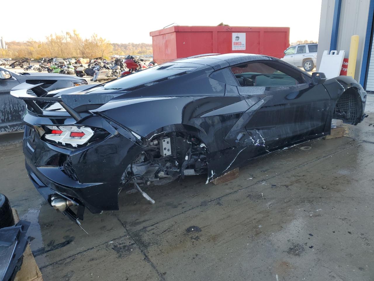 Image 3 of 2021 CHEVROLET CORVETTE STINGRAY 2LT 2021 with VIN 1G1YB2D49M5120340